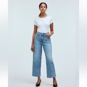 Madewell Women's Blue Flare & Wide Leg Jeans